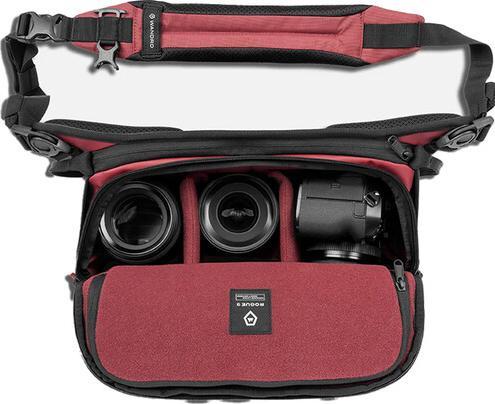 Actual product image Wandrd ROGUE Sling 9L Rhoone Burgundy V2 (Camera shoulder bag, 9 l)