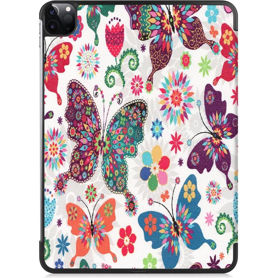 Thumbnail - Cover-Discount iPad Pro 11.0 2021 - Tri-fold Smart Case Schmetterlinge (iPad Pro), Tablet Hülle, Mehrfarbig