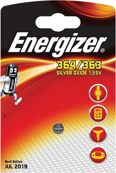 Image du produit Energizer Oxyde d'argent 364/363 (1 pcs, SR60, 23 mAh)
