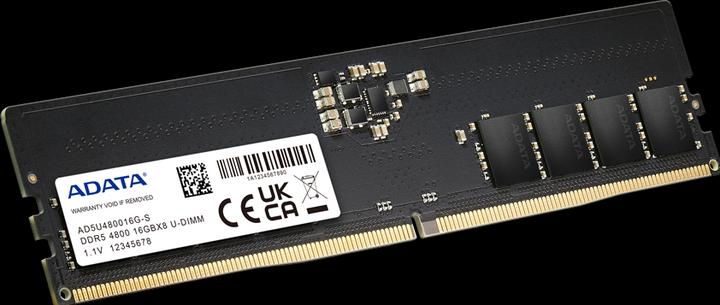 Actual product image Adata DDR5 PC 4800 CL16 Value (1 x 16GB, 4800 MHz, DDR5 RAM, DIMM)