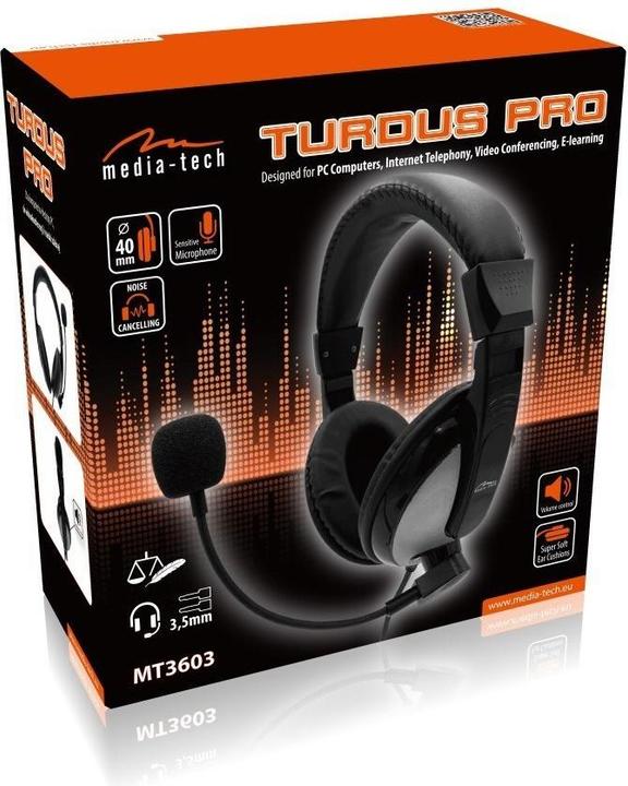 Actual product image Media-Tech MT3603 Turdus Pro (Cable)
