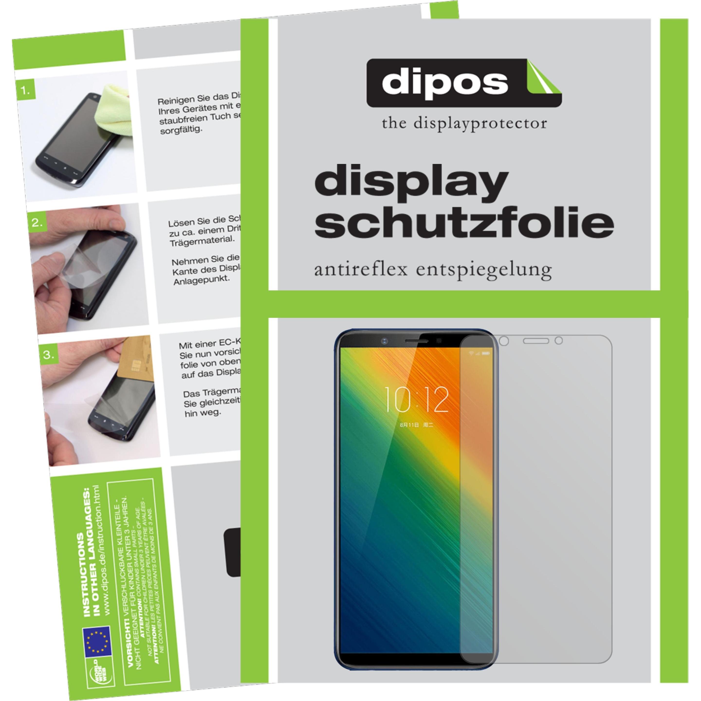 Dipos Displayschutzfolie Antireflex (1 Stück, Lenovo K5 Note (2018)), Smartphone Schutzfolie, Transparent