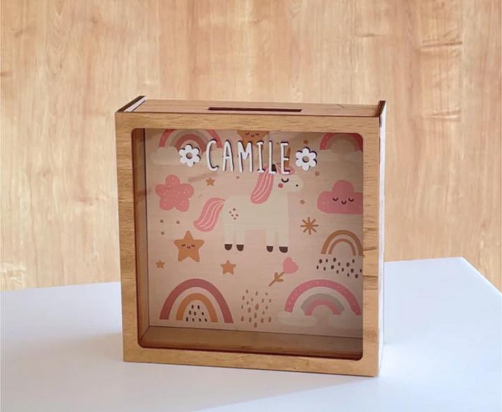 TOP Spardose Einhorn personalisiert