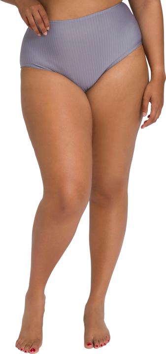 Image du produit Ulla Popken Lot de 2 culottes midi, fines rayures, modèle moyennement échancré (46, 48)