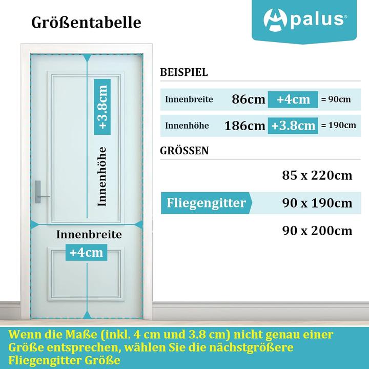 Produktbild Apalus Magnet-Fliegengitter (90 x 190 cm)