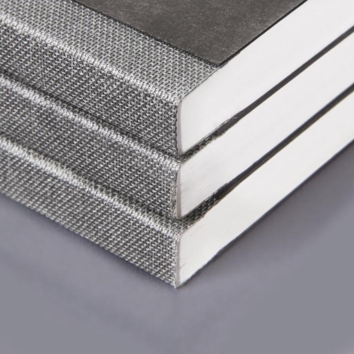 Actual product image Notebook FACT!plus DIN A6 blank black 96 sheets (A6, Plain)