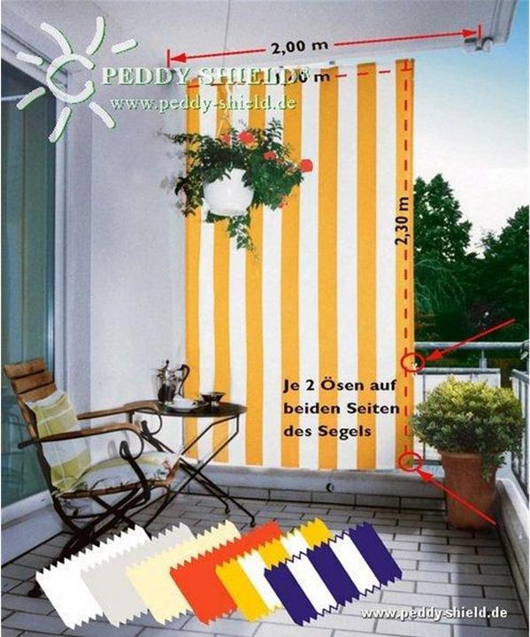 Produktbild Peddy Shield Senkrecht-Sonnensegel (58 x 28 x 7 cm)