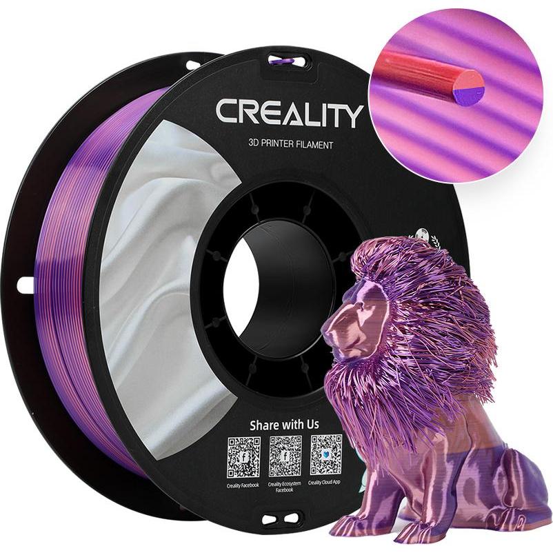 Creality Filament (PLA, 1.75 mm, 1000 g, Rosa), 3D Filament, Rosa
