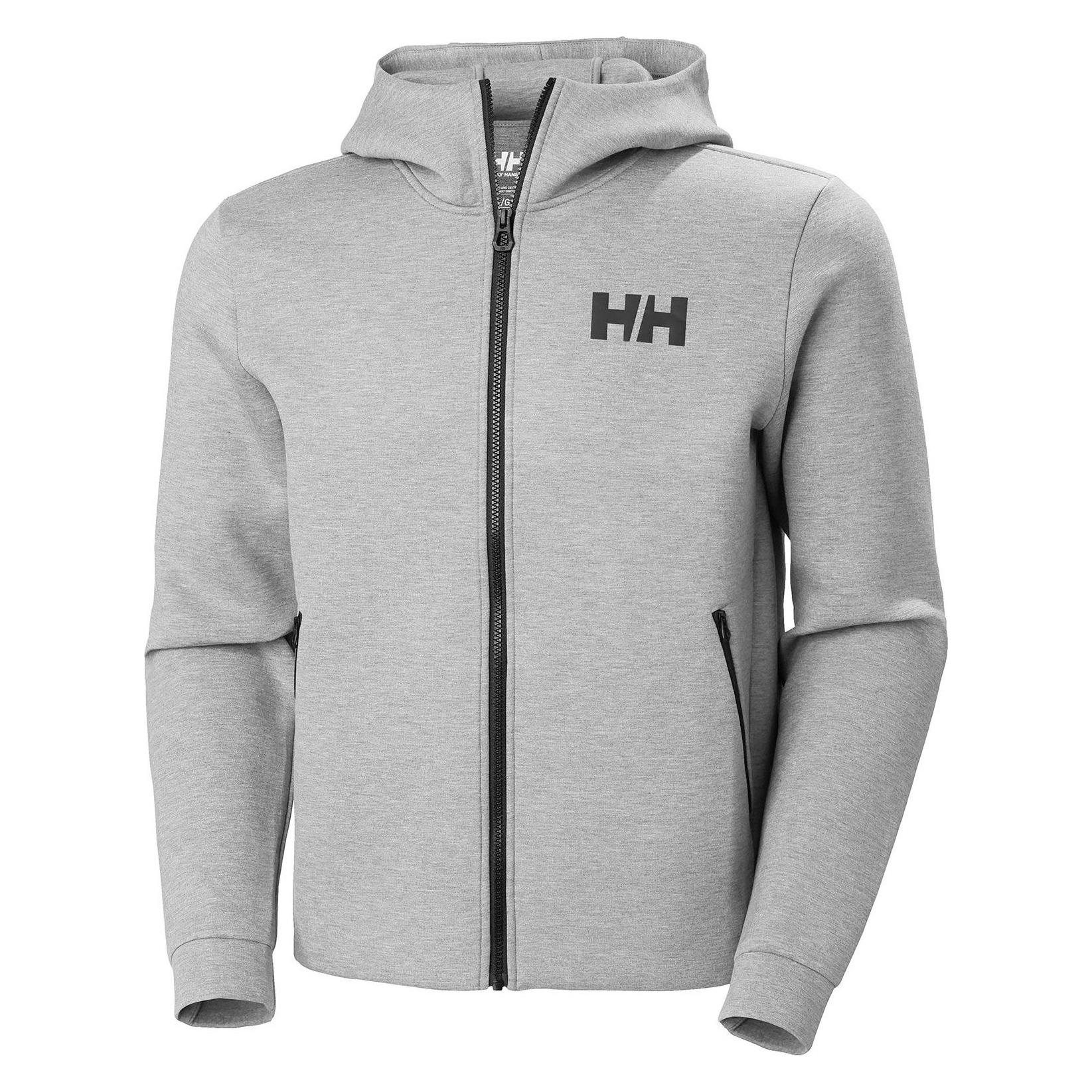 Helly Hansen, Herren, Pullover, Hp Ocean Fz Jacket 2.0, Grau, (M)