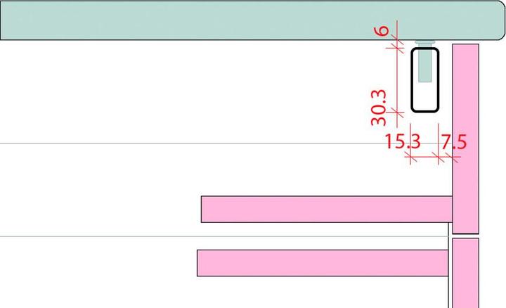 Productafbeelding Werkstarck Dekselversteviging voor dunne keukenbladen (1 Pcs.)