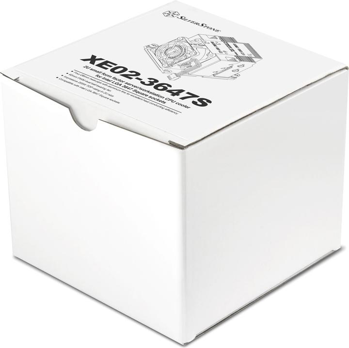 Actual product image Silverstone SST-XE02-3647S Xeon CPU Cooler for 2U SFF Server - Intel LGA 3647 (88 mm)