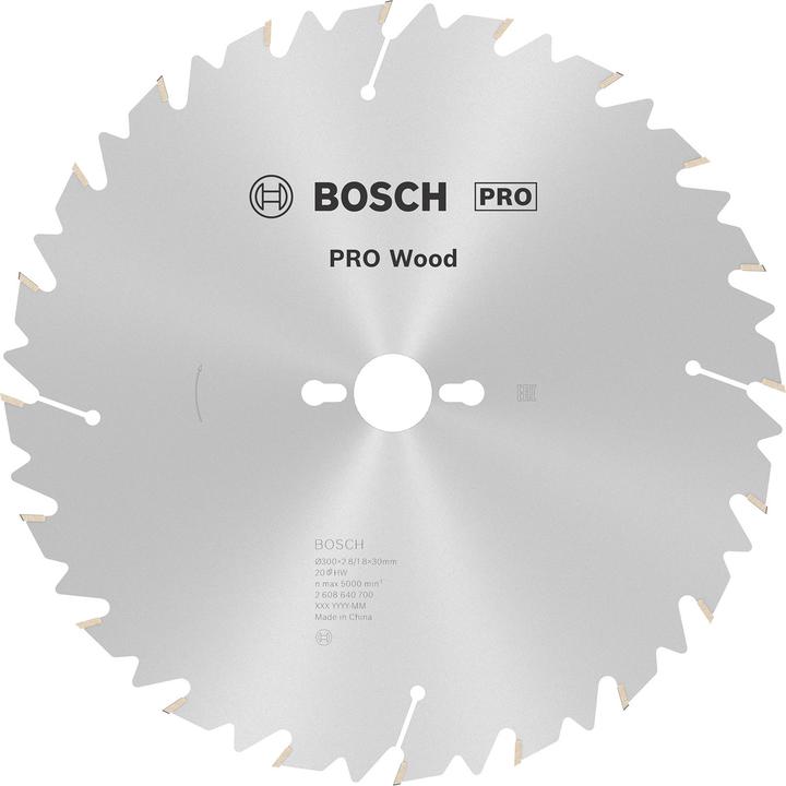 Produktbild Bosch Professional Zubehör PRO Wood Kreissägeblatt, 300 x 2.8 x 30 mm