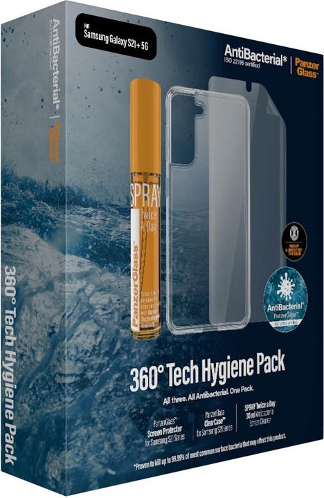 Produktbild PanzerGlass 360° Protection - Glas + Hülle (1 Stück, Samsung Galaxy S21+)
