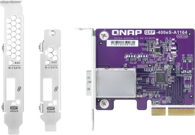 Produktbild QNAP QXP-400eS-A1164 HOST-BOARD SAS 1port SFF-8088