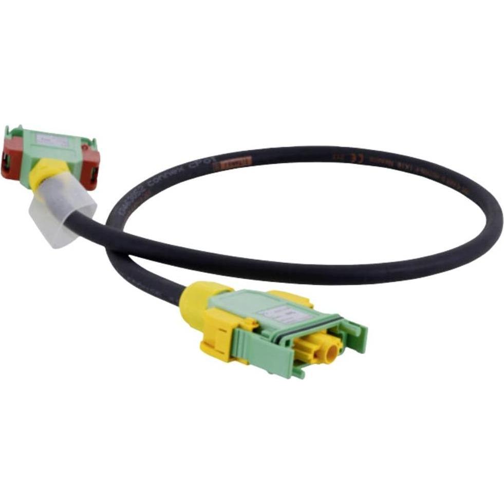 Contrik, Kabelleitung, 1027368 Erdungskabel H07RN-F1X 25 mm² Schwarz 1 St. (0.03 m)