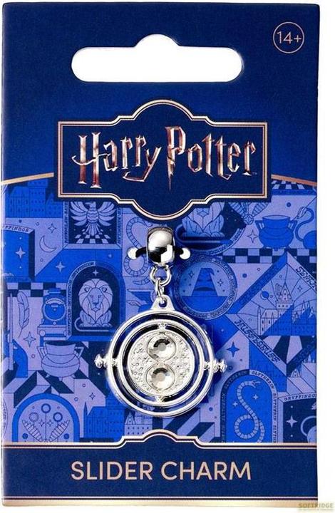 Immagine prodotto Carat Il negozio ufficiale Harry Potter Time Turner in argento con ciondolo a scorrimento (Lega di zinco)