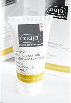 Actual product image Ziaja Dermatological Treatment Firming Day Cream Spf6 - Daily Face Cream (Suntan cream, Up to SPF 10, 50 ml)