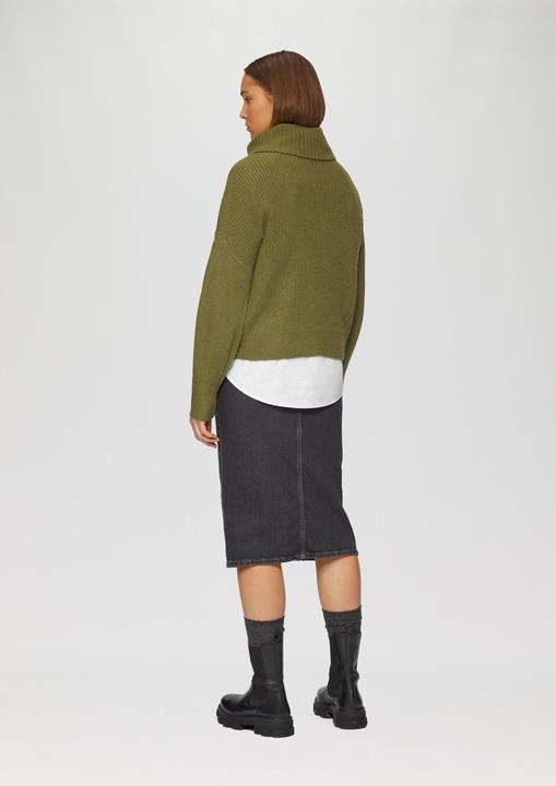 Produktbild S.Oliver Strickpullover Oversized Pullover mit Rollkragen (38)