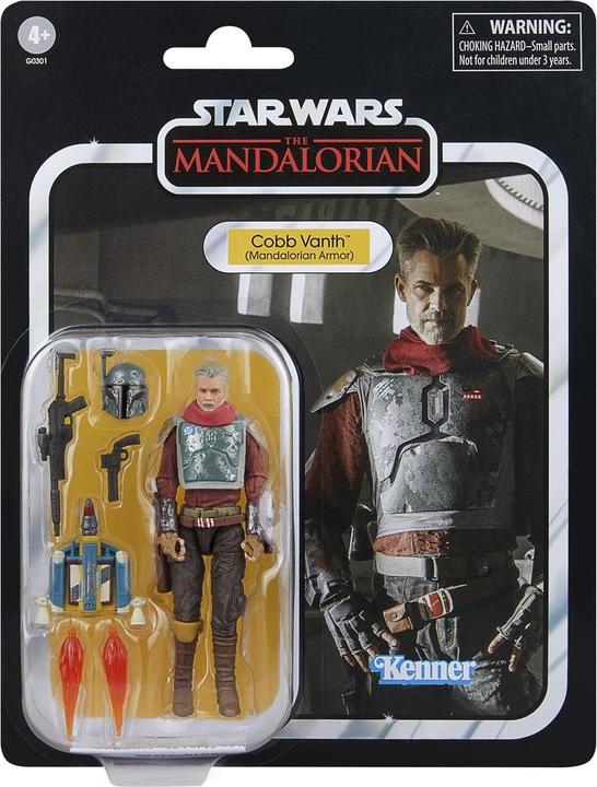 Produktbild Hasbro Star Wars: The Mandalorian Vintage Collection Actionfigur Cobb Vanth (Mandalorian Armor) 10 cm