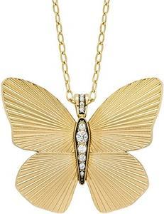 Produktbild Fossil - Long gold-plated butterfly necklace JF04809710