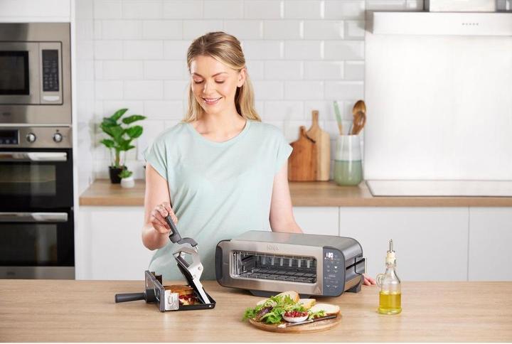 Produktbild Ninja 3-in-1 Multifunctionele Toaster, Grillplaat en Panini Maker - 7 Roosterstanden - RVS - ST202EU