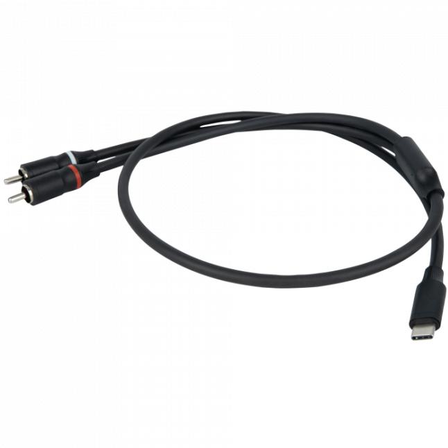 DAP-Audio FL110 - USB-C to 2 RCA male 1,5m (1.50 m, Cinch Cables)