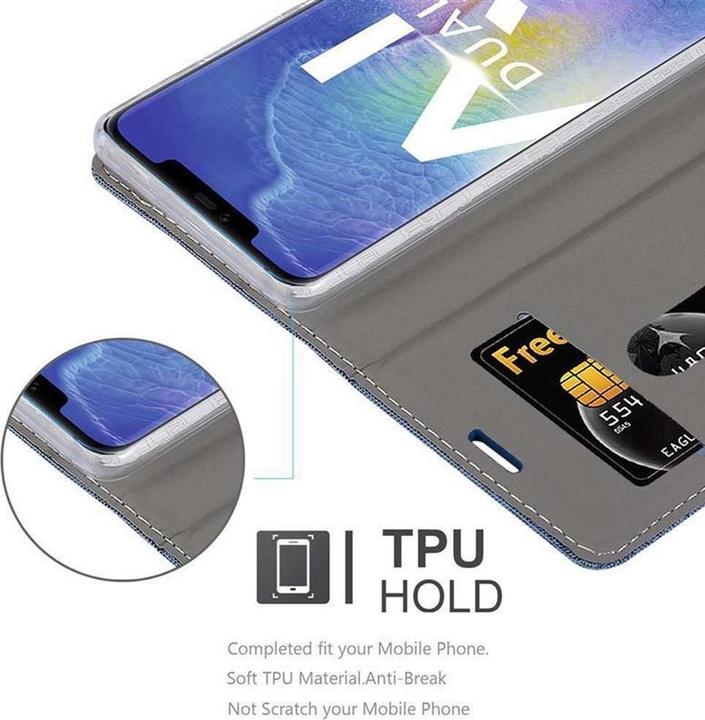 Actual product image Cadorabo Book Jeans Optics Cover (Mate 20 Pro)
