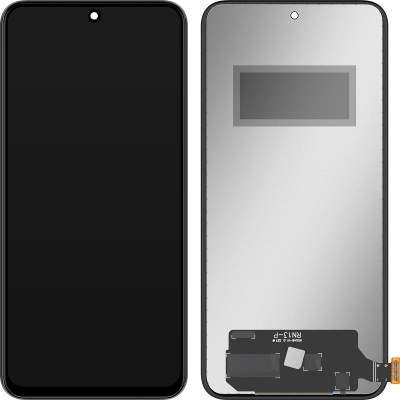 MP LCD Display Module fur Realme 14 Pro+, w/o Frame, Aftermarket, Black, Pezzi di ricambio per dispositivi mobili, Nero