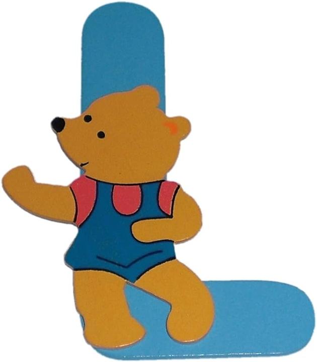 Actual product image Bieco Letter bear L 8cm wood