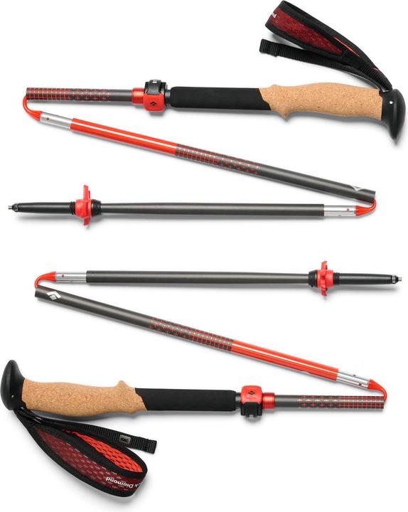 Actual product image Black Diamond Pursuit Carbon Flz Trek Poles