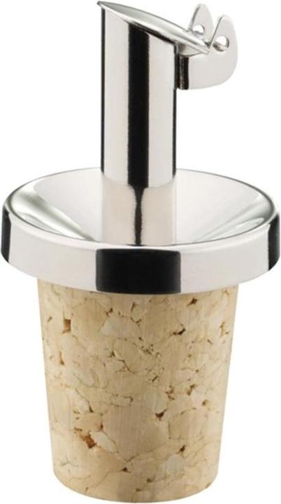 Westmark Verseur à vinaigre Bouchon métallique, bouchon en liège naturel, court, blister