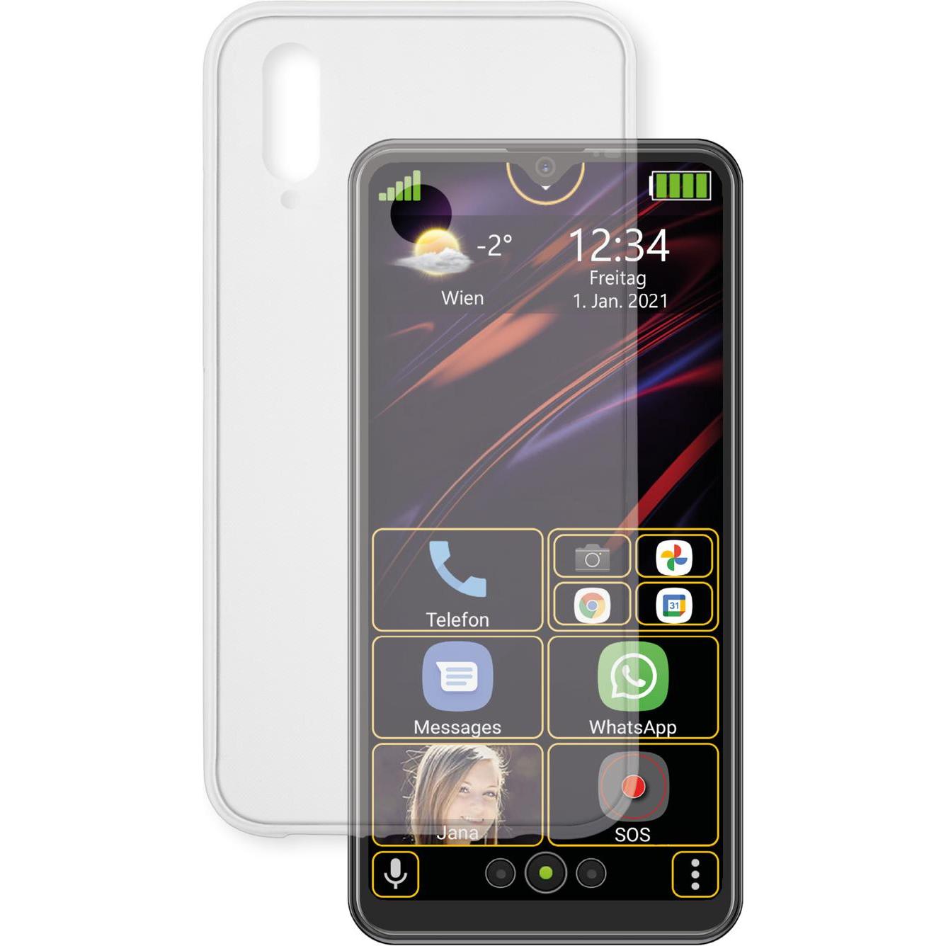 Thumbnail - Bea-Fon TPU Case (Meizu M6s), Smartphone Hülle, Transparent