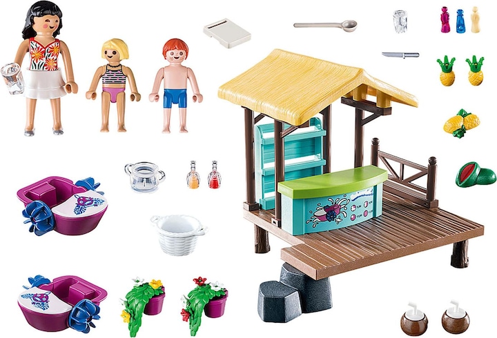 Productafbeelding Playmobil Roeibootverhuur met sapbar (70612, Playmobil familieplezier)