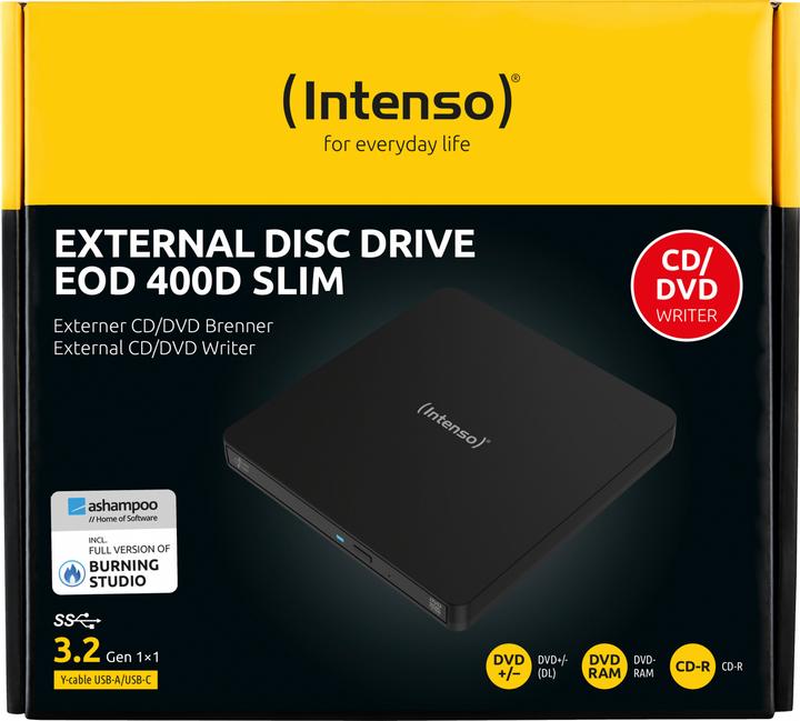 Productafbeelding Intenso DVD-Brenner EOD 400D Slim (DVD-brander, DVD-station)