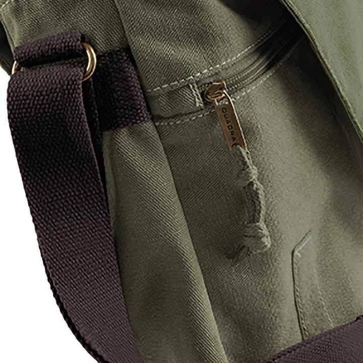 Actual product image Quadral Vintage Canvas Despatch Bag - 14 Litres