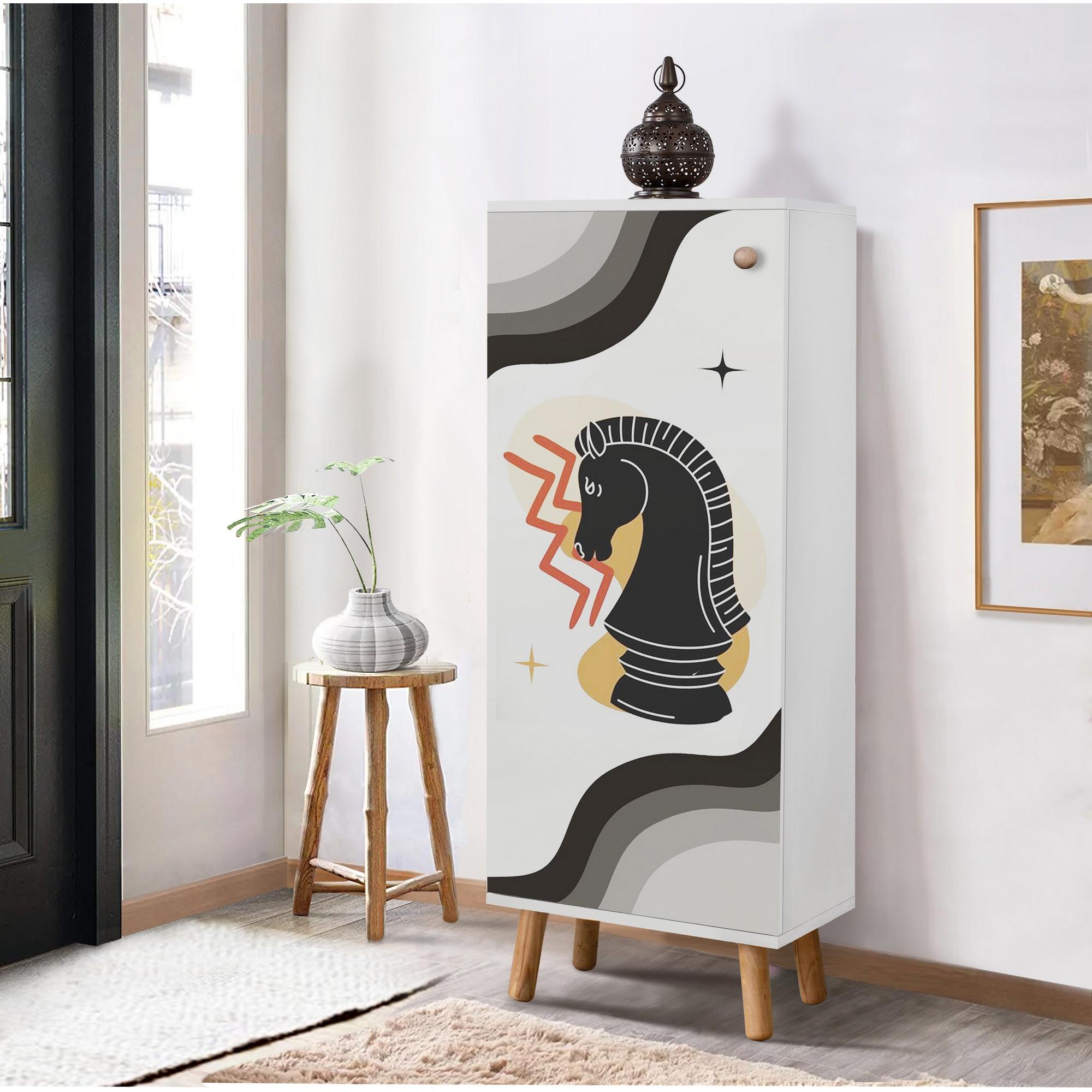 Thumbnail - Homitis, Schuhschrank, Vegas (50 x 38 x 135 cm)