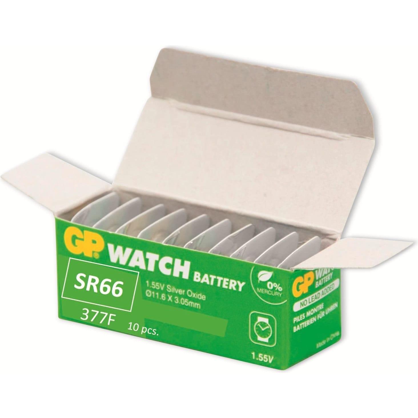 Thumbnail - GP Batteries Knopfzellen (1 Stk., SR66, 25 mAh), Batterien + Akkus