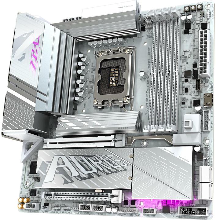 Immagine prodotto Gigabyte Z890M AORUS Elite WIFI7 ICE (LGA 1851, Presa S1, Intel Z890, mATX)