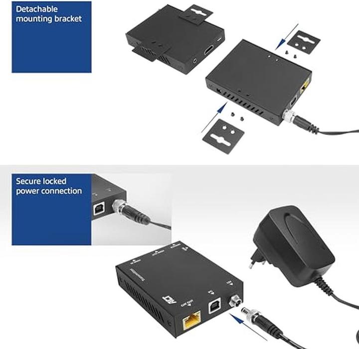 Produktbild ACT 4K HDMI 2.0 KVM extender set over CAT6A up to 70 meters