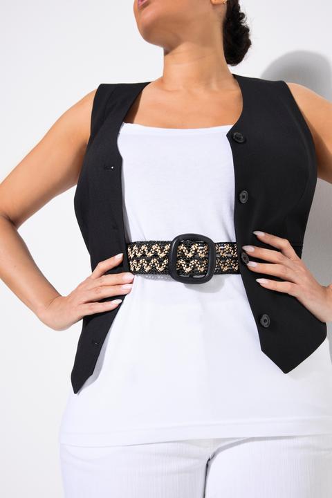 Immagine prodotto Ulla Popken Cintura bicolore con effetto macramè