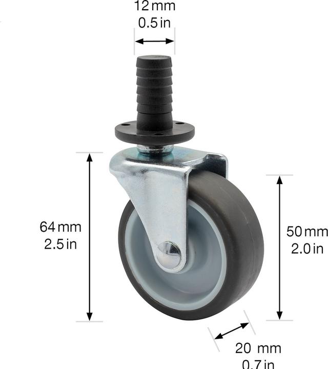 Produktbild Wagner System Teewagenrolle ø 50 mm soft