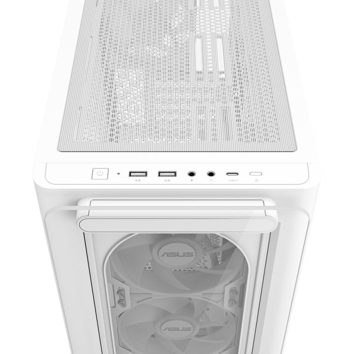 Actual product image ASUS Go A23 PLUS TG ARGB WHITE (Mini-ITX, mATX)