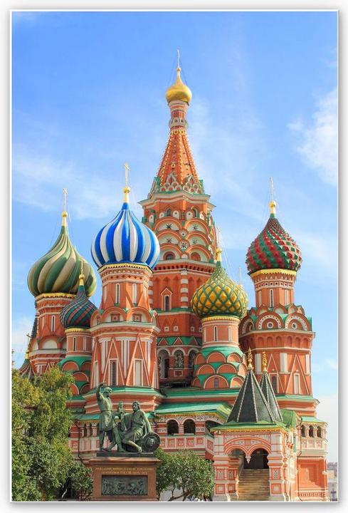 Produktbild Trenddeko St. Basilius Kathedrale Moskau (40 x 60 cm)