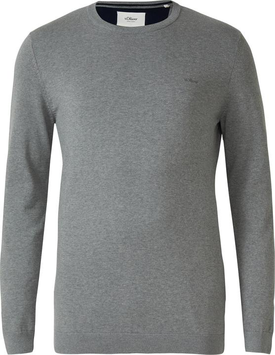 Image du produit s.Oliver Strickpullover Strickpullover mit Logo-Stickerei (XXL)