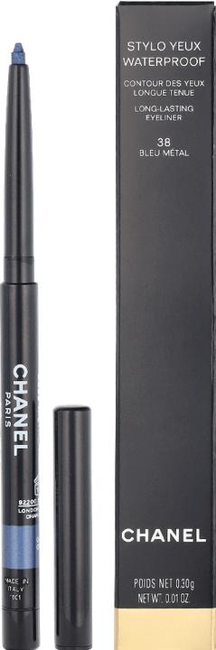 Actual product image Chanel Stylo Yeux Waterproof No 38 (38 Bleu Metal)