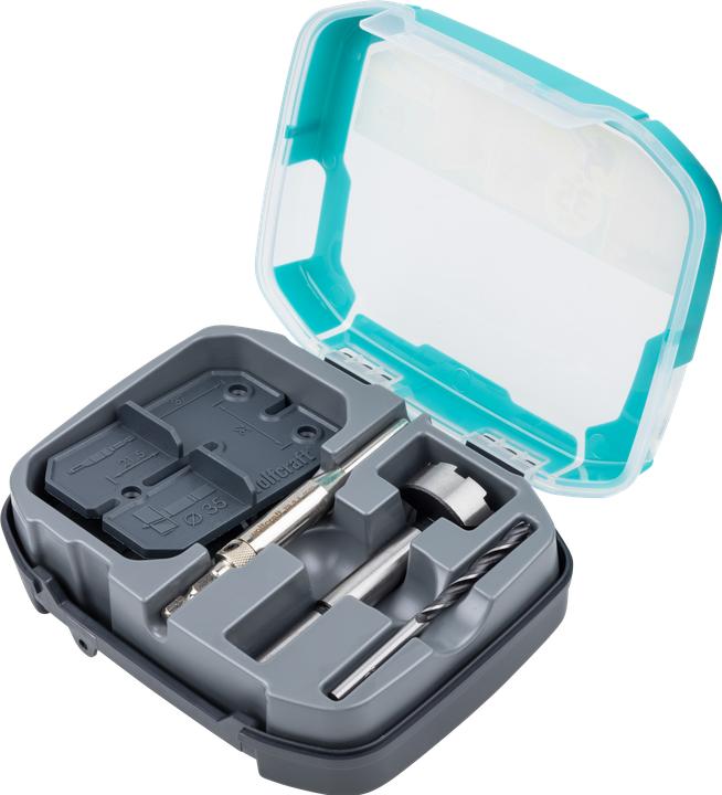 wolfcraft 1 hinge hole set 35 mm (2.5 mm, 35 mm, 5 mm)