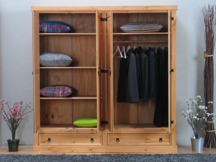 Produktbild Ebuy24 Kleiderschrank New Mexico (196 x 194 x 58 cm)