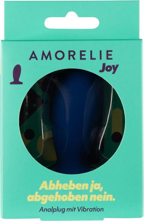 Produktbild Amorelie Analplug mit Vibration «Fly» Blau