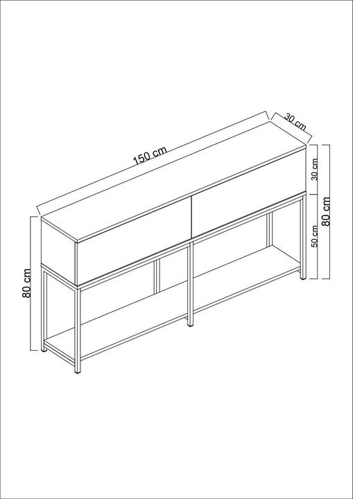 Actual product image Skye Decor Simon (150 x 80 x 30 cm)