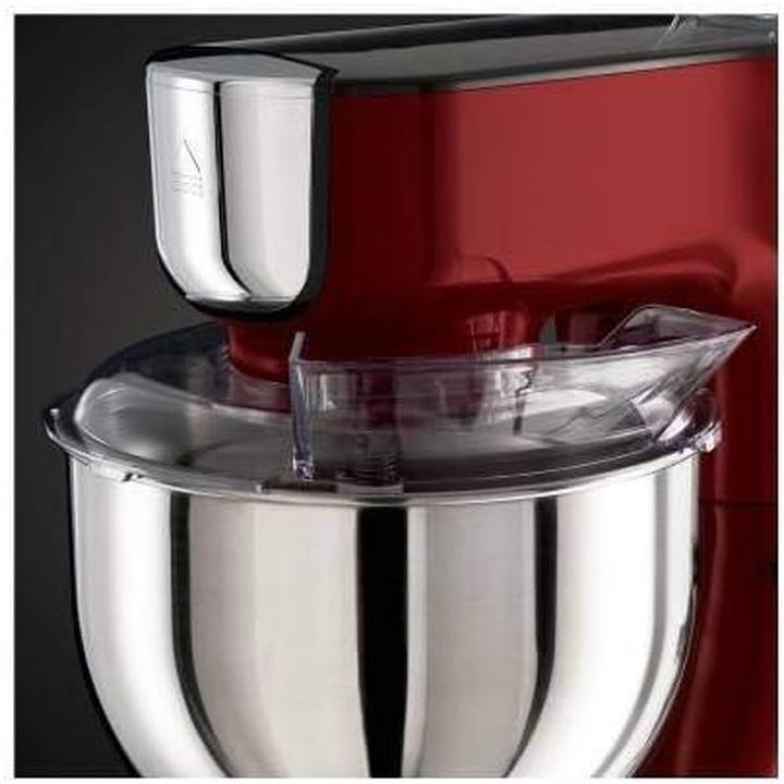 Actual product image Russell Hobbs 23480-56, Stand mixer, Black, Red, Beat, Knead, Mixing, 5 L, 1.5 L, Stainless steel (1000 W)